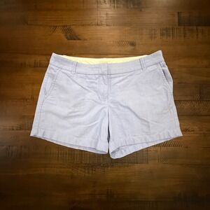 J.Crew Womens Shorts Size 10 light Blue Chino Casual Everyday Classic